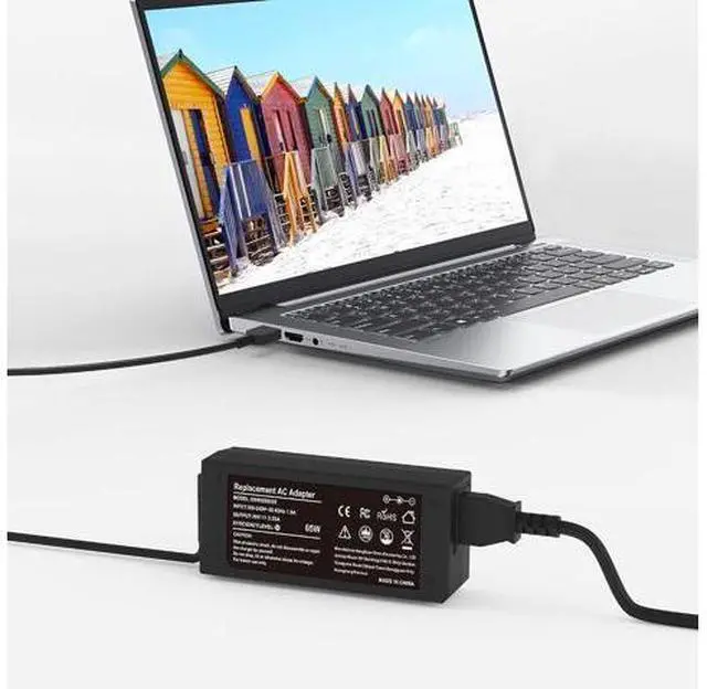Alt view image 5 of 7 - 65W Laptop Charger for ThinkPad X1 X270 X240 X240S X250 T470 T450S T440 T440S T460S T460 T450 T440P T540P T470S T431S T560 T570 T550 E570 E560 E550 E540 G50-45 G50-80 Power Supply