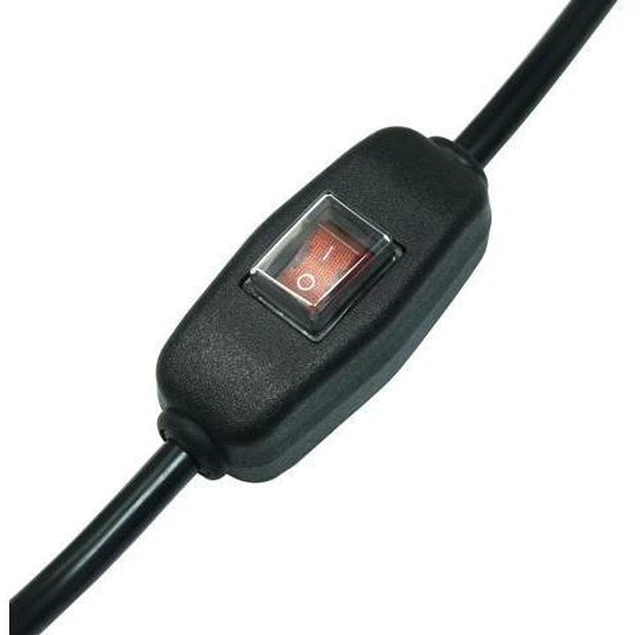 Alt view image 2 of 6 - 6ft 18 Gauge 3 Prong AC Power Cord Cable with on Off Switch Pigtail (Open End Wiring) NEMA 5-15 Plug US SJTW 18AWG (10A)