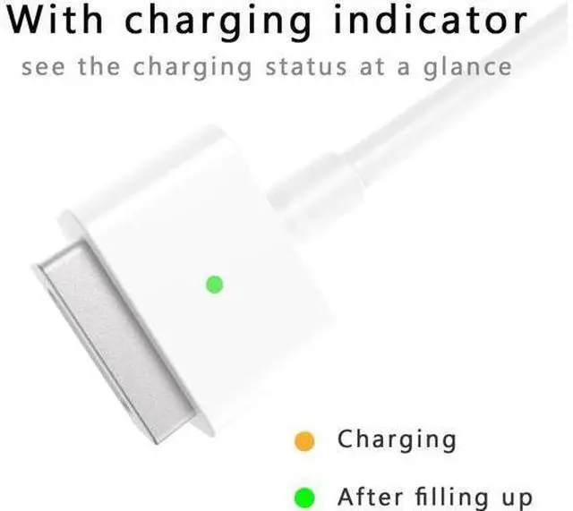 Alt view image 3 of 7 - 61W Magnetic 1 Charging Cable Cable Only Requires 60W PD Charger Compatible with MacBook A1278 A1286 6ft