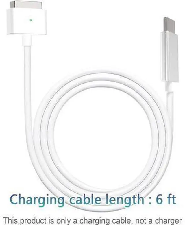 Alt view image 7 of 7 - 61W Magnetic 1 Charging Cable Cable Only Requires 60W PD Charger Compatible with MacBook A1278 A1286 6ft