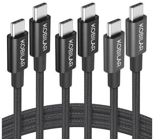 Main image of USB C to USB C Cable 60W 3A Fast Charging USB C Charger Cable 3 Pack(3.3+5+6.6ft) Type C to Type C Cable for iPhone15/15Pro/16Plus/16ProMax/ipad Air 4/iPad Pro2022/ S23