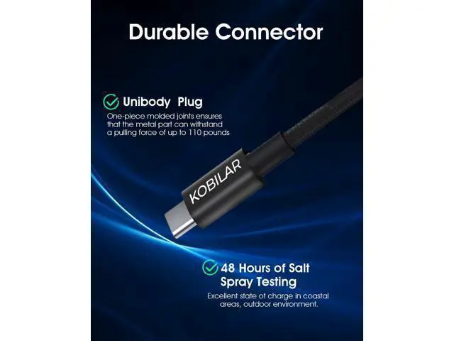Alt view image 3 of 6 - USB C to USB C Cable 60W 3A Fast Charging USB C Charger Cable 3 Pack(3.3+5+6.6ft) Type C to Type C Cable for iPhone15/15Pro/16Plus/16ProMax/ipad Air 4/iPad Pro2022/ S23