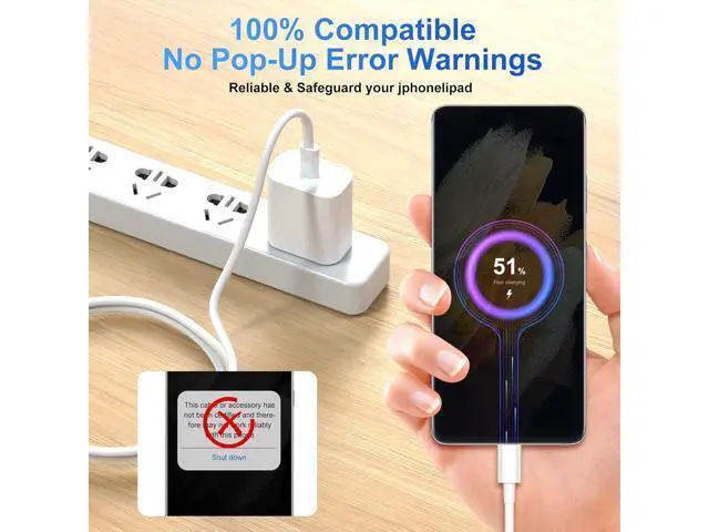 Alt view image 5 of 7 - 100W USB C to USB C Cable 2-Pack 10ft Upgraded Fast Charging USB Type C to Type C Cable USB-C Cord Phone Charger Compatible with iPhone 16/15//Android/Phone/Pad/Macbook/Pro/Plus/Max etc.