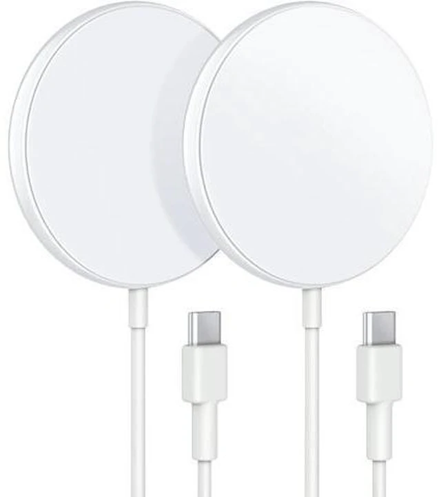 Main image of Magnetic Wireless Charger 2-Pack for iPhone Wireless Charger Pad Max Fast for Magsafe Phone Adapter for iPhone 16/16 Plus/16 Pro/16 Pro Max/15/15 Pro/15 Plus/ 14/13 Series/ 2