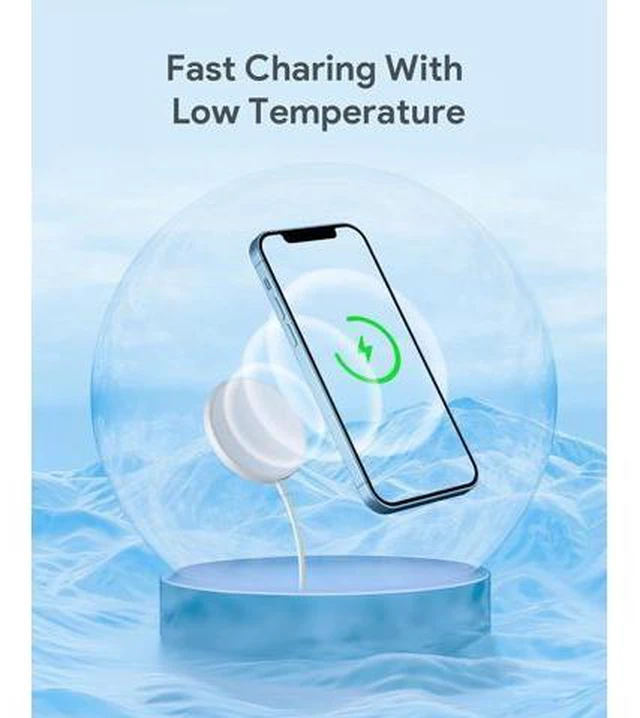 Alt view image 7 of 7 - Magnetic Wireless Charger 2-Pack for iPhone Wireless Charger Pad Max Fast for Magsafe Phone Adapter for iPhone 16/16 Plus/16 Pro/16 Pro Max/15/15 Pro/15 Plus/ 14/13 Series/ 2