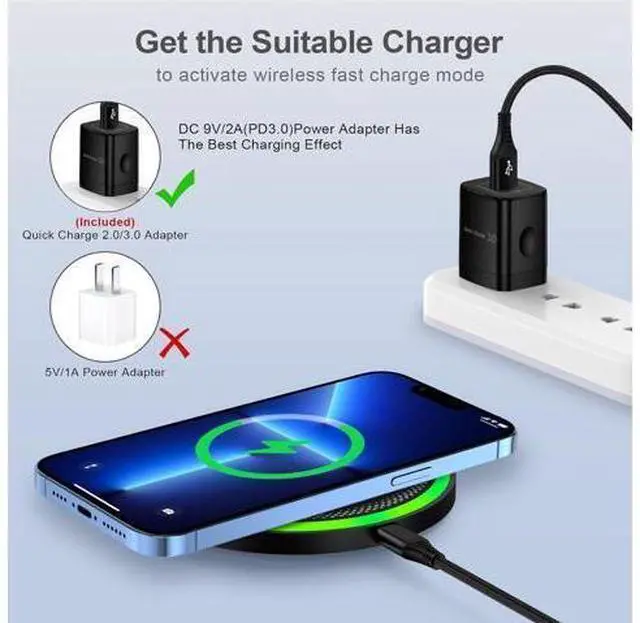 Alt view image 2 of 7 - Wireless Charger Pad Fast Charging Station for Galaxy Z Flip 7 Z Fold 7 S25 Edge/S25/S24/S23 15W Android Phone Charger Stand Fast Charging Mat cargador inalámbrico para Google Pixel 9a/9/10/8
