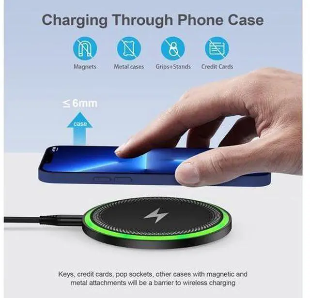 Alt view image 3 of 7 - Wireless Charger Pad Fast Charging Station for Galaxy Z Flip 7 Z Fold 7 S25 Edge/S25/S24/S23 15W Android Phone Charger Stand Fast Charging Mat cargador inalámbrico para Google Pixel 9a/9/10/8