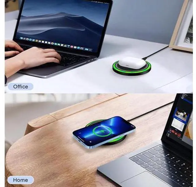 Alt view image 4 of 7 - Wireless Charger Pad Fast Charging Station for Galaxy Z Flip 7 Z Fold 7 S25 Edge/S25/S24/S23 15W Android Phone Charger Stand Fast Charging Mat cargador inalámbrico para Google Pixel 9a/9/10/8