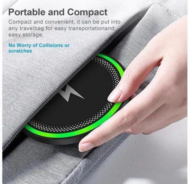 Alt view image 5 of 7 - Wireless Charger Pad Fast Charging Station for Galaxy Z Flip 7 Z Fold 7 S25 Edge/S25/S24/S23 15W Android Phone Charger Stand Fast Charging Mat cargador inalámbrico para Google Pixel 9a/9/10/8