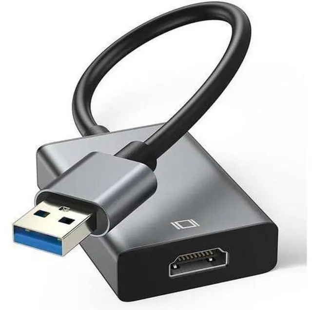 Main image of USB to HDMI Adapter - 3.0/2.0 Multi-Monitor Cable Compatible with Windows 7/8/10/11 and MacOS for Multiple Monitors
