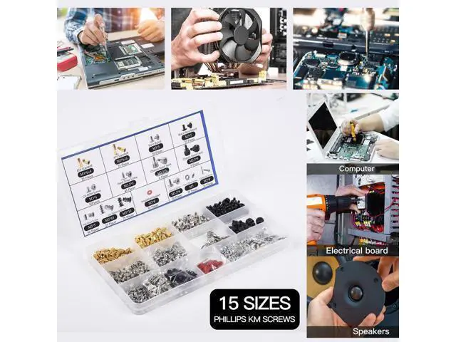 Alt view image 3 of 4 - 502PCS computer motherboard screw kit Motherboard bracket screws are suitable for DIY motherboards, graphics cards and hard drives