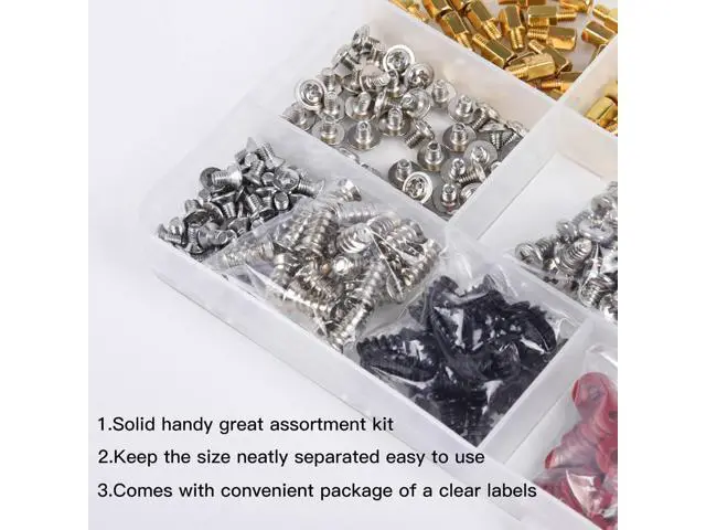 Alt view image 4 of 4 - 502PCS computer motherboard screw kit Motherboard bracket screws are suitable for DIY motherboards, graphics cards and hard drives