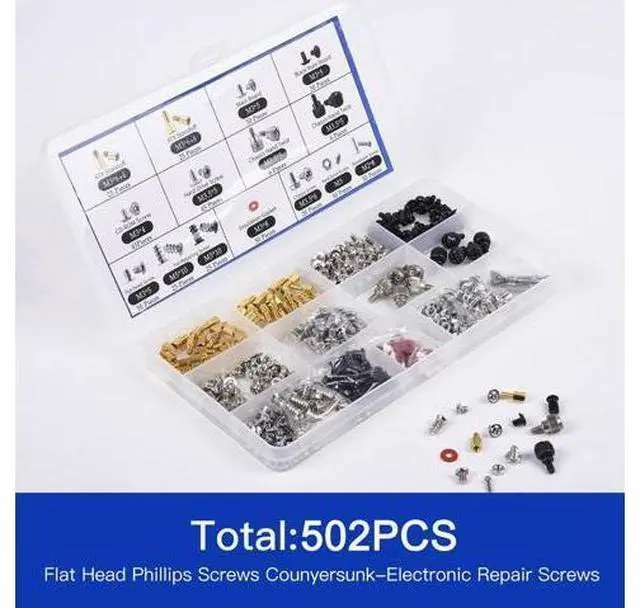 Alt view image 2 of 4 - 502PCS computer motherboard screw kit Motherboard bracket screws are suitable for DIY motherboards, graphics cards and hard drives