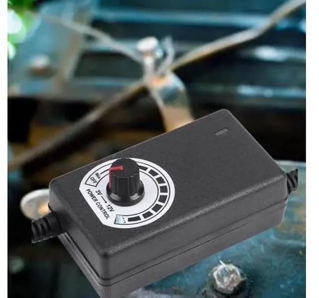 Alt view image 2 of 4 - AC to DC Converter 110V-240V AC to DC 3-12V 2A Power Supply-Adjustable for Motor Speed Controller 110-240V
