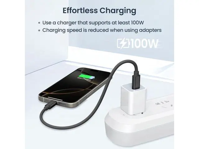 Alt view image 6 of 6 - Multi USB Charger Adapter Kit Micro USBC Adaptor with 1Ft 100W Charging Cable Type C to USB 3.0 OTG Converter USB C to iOS Portable Box for iPhone 17 Air 16 15 Max Pro Galaxy S25 Plus