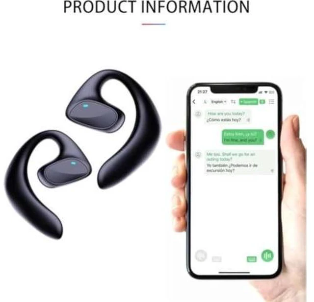 Alt view image 4 of 7 - Ailymur V2 Translator Earbuds, Ailymur V2 Language Translator Earbuds, 144 Languages & Accents Two-Way Translator Pods Real Time, Ai Translation Earbuds Real Time, High Accuracy Online Translation