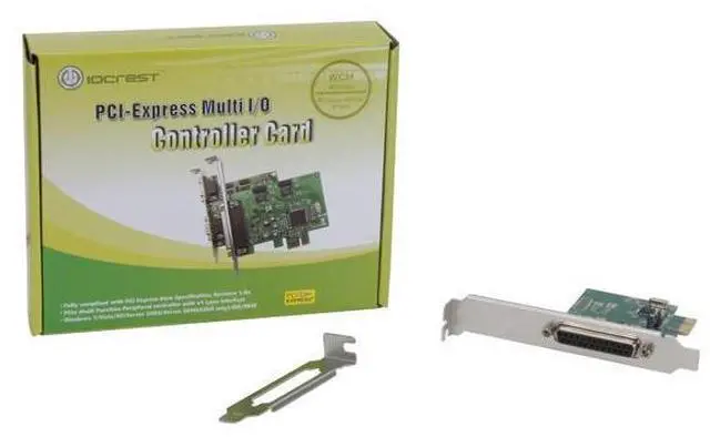 Alt view image 5 of 5 - SYBA SI-PEX10010 Parallel 1 Port PCI-e Controller Card with Full & Low Profile Brackets, WCH382L Chipset