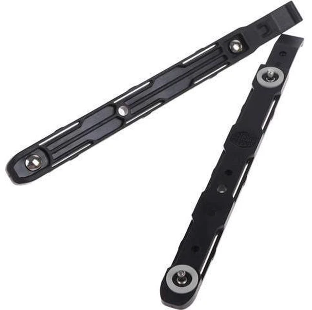 Alt view image 2 of 6 - 8 Pack Chassis Hard Drive Mounting Plastic Rails Chassis Hard Drive Rails Black