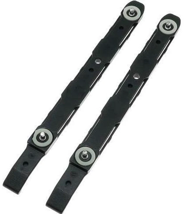 Alt view image 5 of 6 - 8 Pack Chassis Hard Drive Mounting Plastic Rails Chassis Hard Drive Rails Black