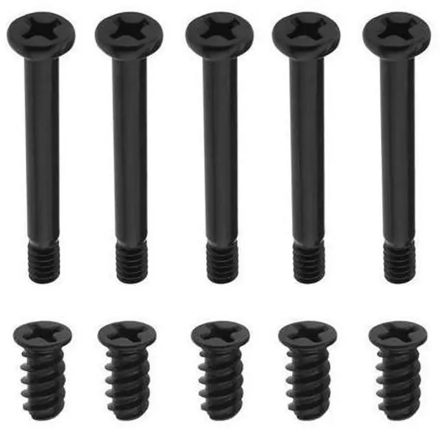 Main image of The Lord of the Tools 100PCS Computer Case Fan Screws Kit PC Fan Screws Housing Radiator Screws Computer Chassis Fan Components 50PCS #6-32x30mm & 50PCS M5x10mm Black