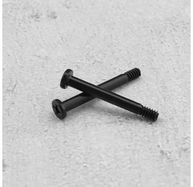 Alt view image 6 of 7 - The Lord of the Tools 100PCS Computer Case Fan Screws Kit PC Fan Screws Housing Radiator Screws Computer Chassis Fan Components 50PCS #6-32x30mm & 50PCS M5x10mm Black