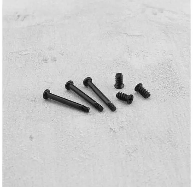 Alt view image 7 of 7 - The Lord of the Tools 100PCS Computer Case Fan Screws Kit PC Fan Screws Housing Radiator Screws Computer Chassis Fan Components 50PCS #6-32x30mm & 50PCS M5x10mm Black