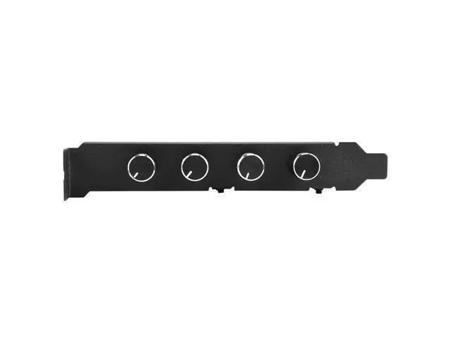 Alt view image 4 of 4 - Ruth's sister Pc 8 Channels Fan Hub 4 Knob Cooling Fan Speed Controller For Cpu Case Hdd Vga Pwm Fan Pci Bracket Power By 12V Fan Control