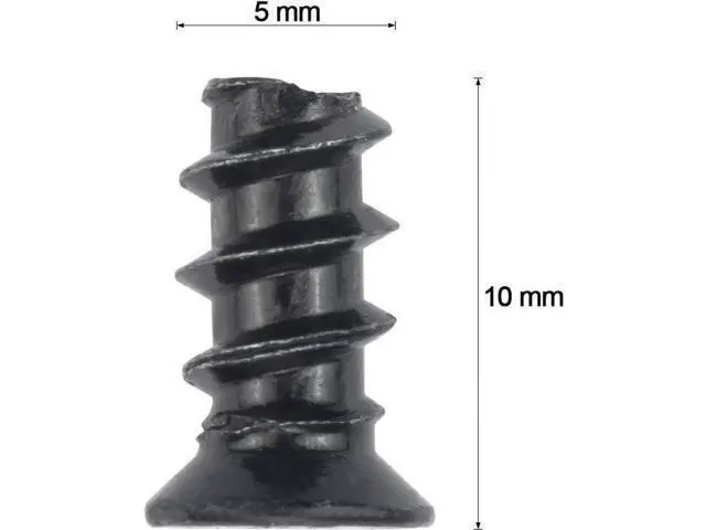 Alt view image 2 of 7 - DIXSG M5x10 Black Zinc Computer Case Fan Screws, Computer Cooling Fan Mount Screws, Mounting PC Case Fan Screws, 50 PCS
