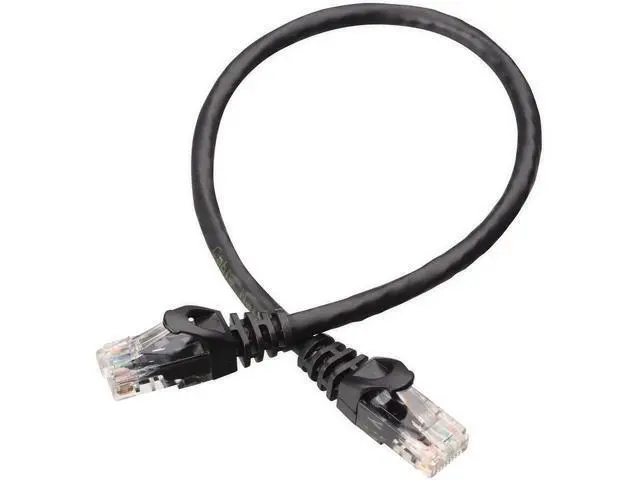 Alt view image 2 of 4 - Cable Matters 10-Pack Snagless Short Cat6 Ethernet Cable (Cat6 Cable, Cat 6 Cable) in Black 1 ft