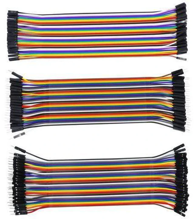 Main image of Dupont Line 20CM 40Pin Male to Male + Male to Female and Female to Female Jumper Wire Dupont Cable for Arduino DIY KIT(20C female to female)