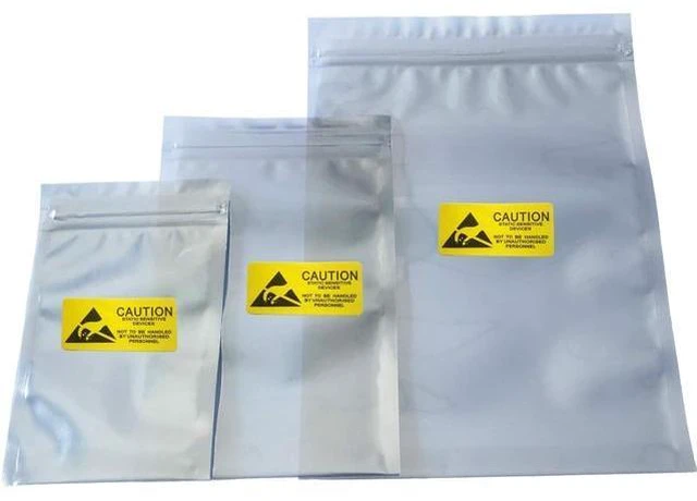 Main image of Anti Static Bags ESD Bags 100pcs Mixed Sizes Antistatic Resealable Bags for 3.5 Hard Drive 2.5 Solid State Drive with Labels ESD Shielding Bags for Varieties of Electronic Device