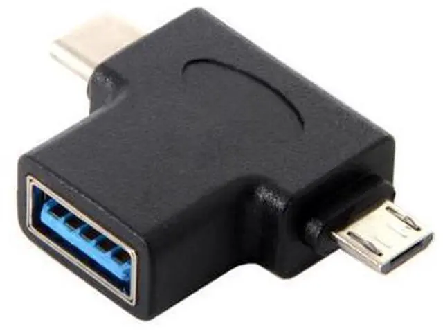 Main image of USB 3.1 Type-C & Micro USB Combo to USB 2.0 A Female OTG Data Host Adapter