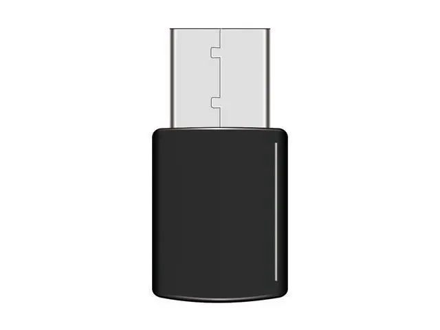 Alt view image 2 of 7 - Bluetooth Receiver Wireless Headset Headphone Adapter with Mic Bluetooth 4.0 Dongle USB Adapter USB Dongle for PS4 Black