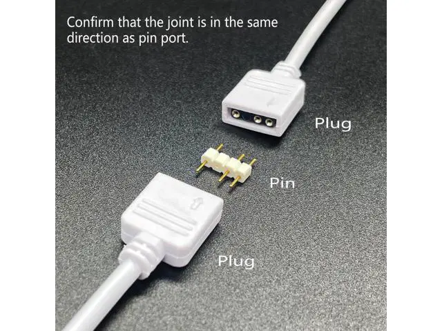 Alt view image 4 of 7 - DIXSG 2-Pack 1-to-1 ARGB Extension Cable, White 5V 3-Pin Female to Female ARGB Addressable RGB Adapter Cable, ARGB LED Sync Cable for Extend PC Computer ARGB Fans Or ARGB LED Lights, 11.8 Inches