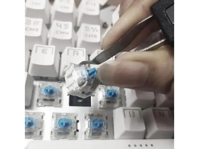 Alt view image 3 of 7 - WISDUM Keycap Puller Stainless Steel Key Keycap Removal Tool Keycaps Remover for Mechanical Keyboard for Removing Fixing Keyboard Tools