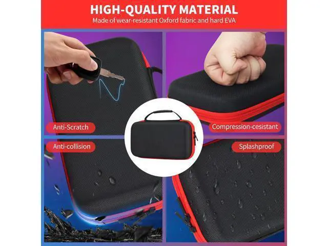 Alt view image 6 of 7 - Carrying Case for Nintendo Switch 2 (2025) with 20 Games Cartridges, Scratch-Resistant & Strong Protection for Switch 2 Case, Protective Hard Shell Travel Bag Screen Protector Included