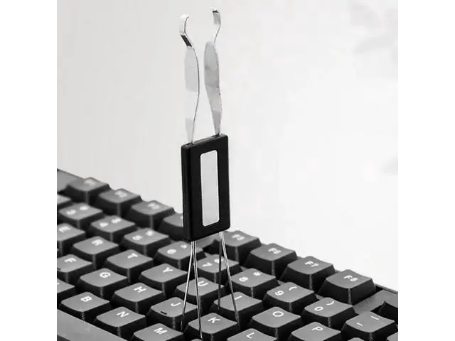 Alt view image 4 of 7 - WISDUM Keycap Puller Stainless Steel Key Keycap Removal Tool Keycaps Remover for Mechanical Keyboard for Removing Fixing Keyboard Tools