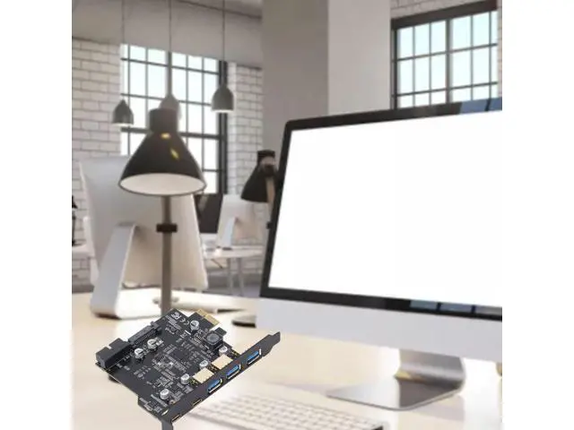 Alt view image 2 of 5 - PCIe to USB 3.2 Gen 2 Card with 20 Gbps, 5 USB Ports (3 USB Type A 2 USB Type C), PCI Express Expansion Card for for Linux for OS X PC