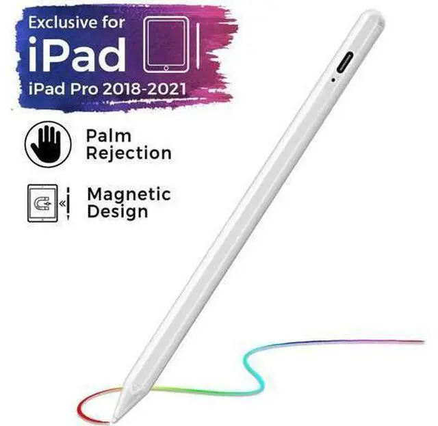 Alt view image 2 of 7 - SZYG Stylus Pen for Apple iPad Pencil - Active Pen with Palm Rejection Compatible with Apple iPad 10th 9th 8th 7th 6th Generation iPad Air M3/M2 5/4/3 iPad Pro 11-12.9 2018-2024 iPad Mini 6th 5th Gen