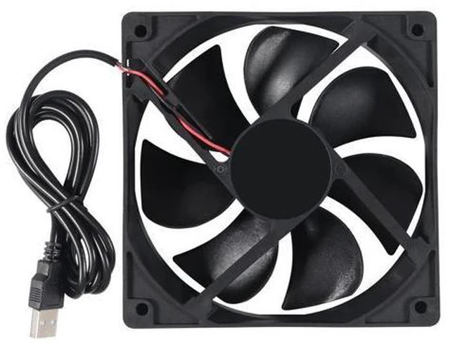 Alt view image 5 of 6 - 2PACK 120mm 5V USB Computer PC Fan, 120mm Fan 5V USB Brushless 12025 120x25mm for Cooling PC Computer Case CPU Coolers Radiators