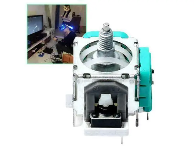 Alt view image 2 of 3 - Joystick Wear-resistant Scratch-proof Professional Metal Replacement Analog Joystick for Xbox One Controller