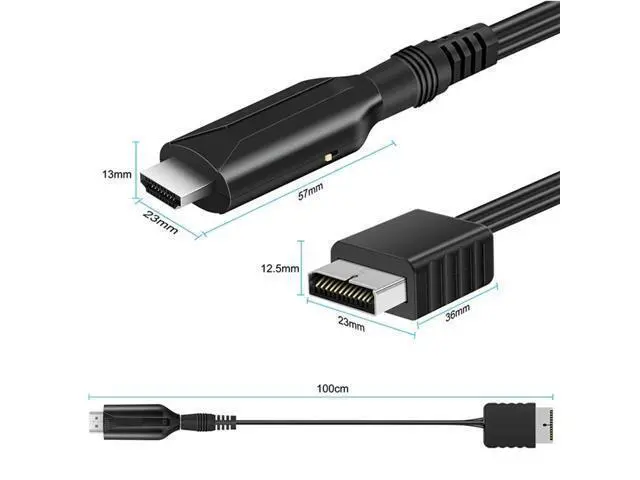 Alt view image 3 of 4 - For PS1 PS2 to HDMI-compatible Converter Adapter 480i/480p/576i Audio Video Converter Supports All For PS2/PS1 Display Modes