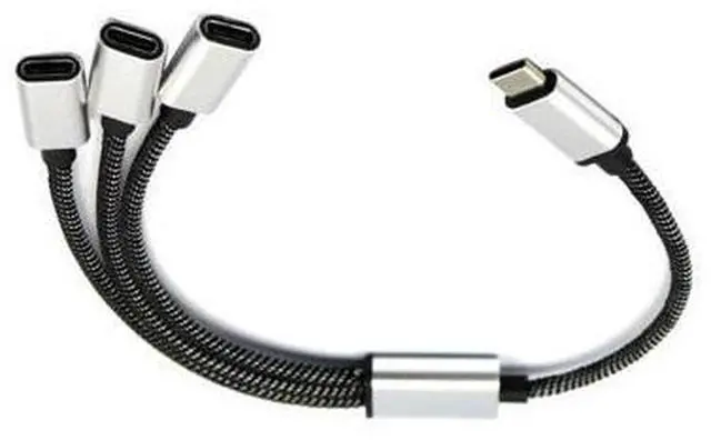 Alt view image 3 of 4 - ruth's sister USB C Male to 3 USB C Female Splitter Converter Adapter Extension Connector