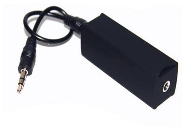 Alt view image 3 of 6 - 3.5mm Audio Aux Cable Anti-interference Ground Loop Noise Filter Isolator Eliminate Cancelling for Home Stereo Car Audio System