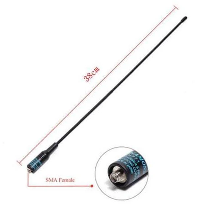 Alt view image 2 of 2 - For Nagoya NA-771 SMA Female SMA-F Dual Wide Band Flexible Antenna VHF/UHF 144/430MHz Two Way Radio BAOFENG UV-5R BF-888S UV-82