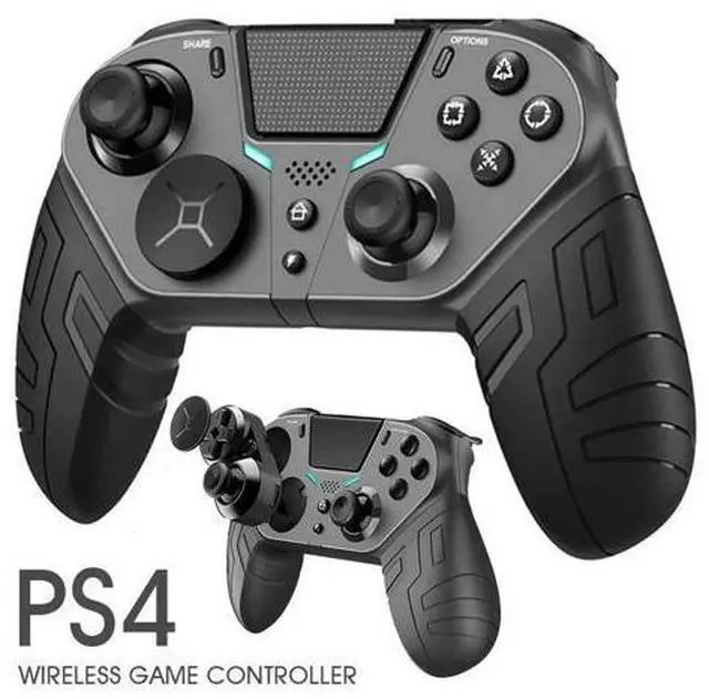 Main image of WISDUM Wireless Game Gamepad For PS4 Elite/Slim/Pro Dualshock 4 Controller With Programmable Back Button Support Turbo