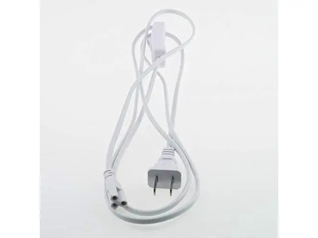 Alt view image 4 of 7 - T5 T8 LED Tube Power Extension Cable with On/Off Switch, LED Light Fixture Extension Cable Wire 6FT/1.8M, White