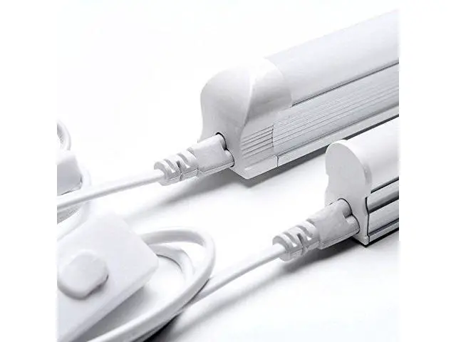 Alt view image 5 of 7 - T5 T8 LED Tube Power Extension Cable with On/Off Switch, LED Light Fixture Extension Cable Wire 6FT/1.8M, White