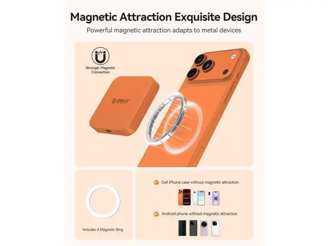 Alt view image 3 of 7 - Ultra-Thin Magnetic SD Card Reader for iPhone 17/16/15 Series/iPad/MacBook, USB C Camera Adapter with SD/TF 3.0 Solt, 100W PD Pass-Through