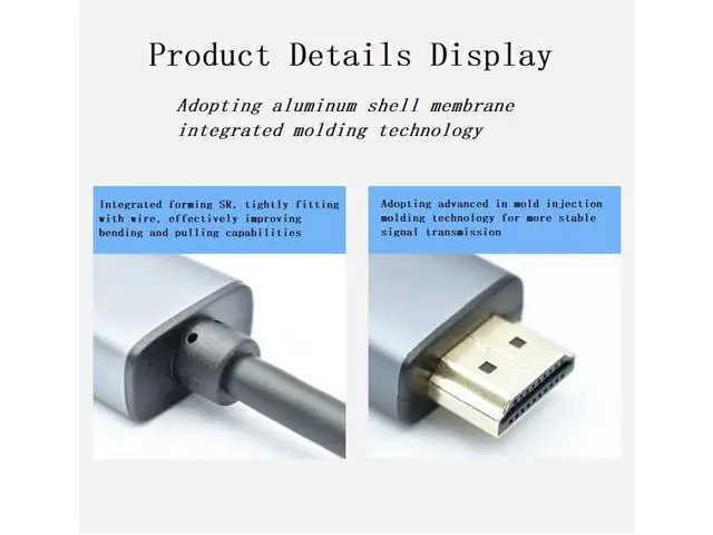 Alt view image 5 of 7 - HDMI to DisplayPort Adapter 4K@60Hz High Speed HDMI Male to DP Female Converter Cable Compatible for PC Graphics Card Laptop Mini NS PS5/4 Xbox One/360